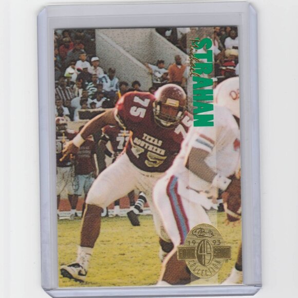 Michael Strahan Rookie Card NY Giants HOF Defensive End ESPN Analyst GMA Host!! - Picture 2 of 5